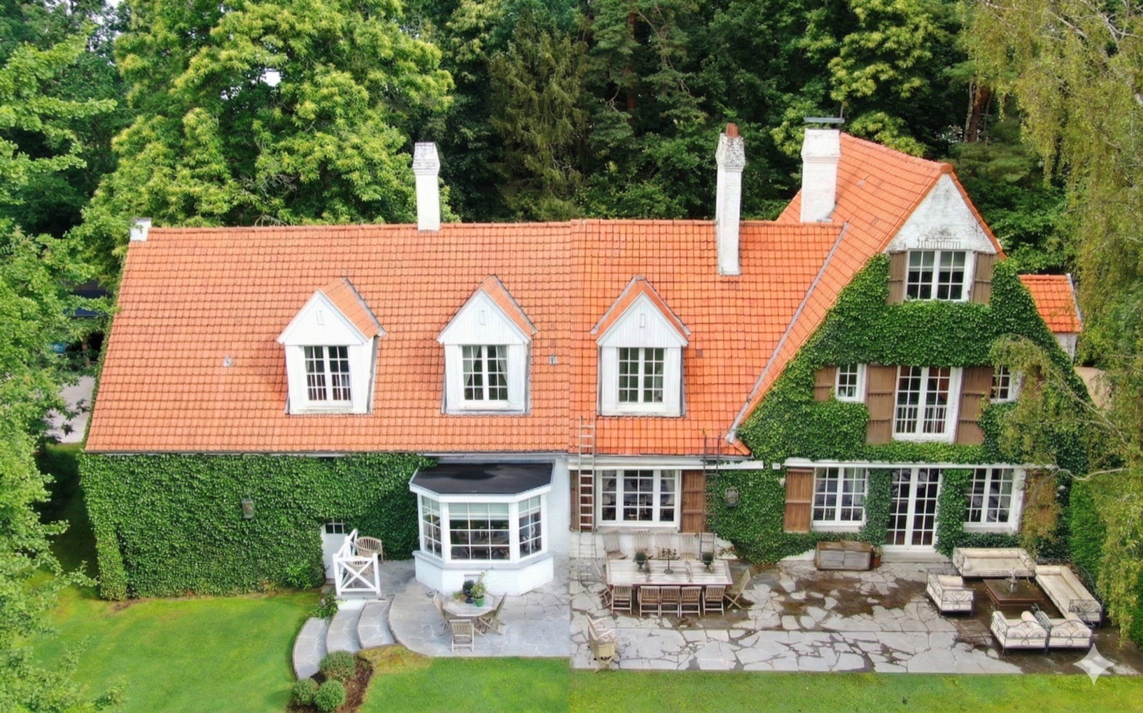 Schoon dak na professionele ontmossing